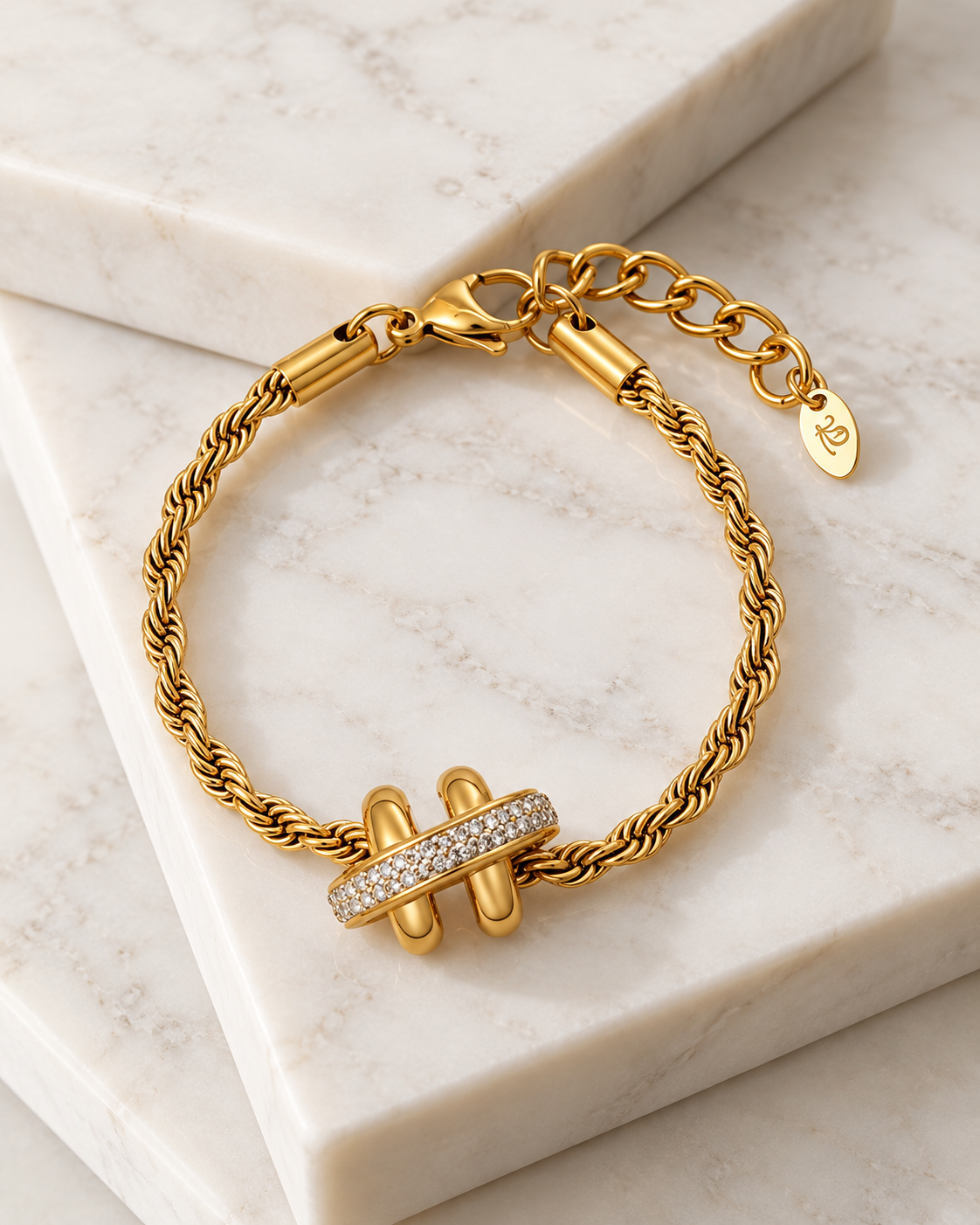 Pulseras de acero inoxidable para mujer de Xihe By Dm
