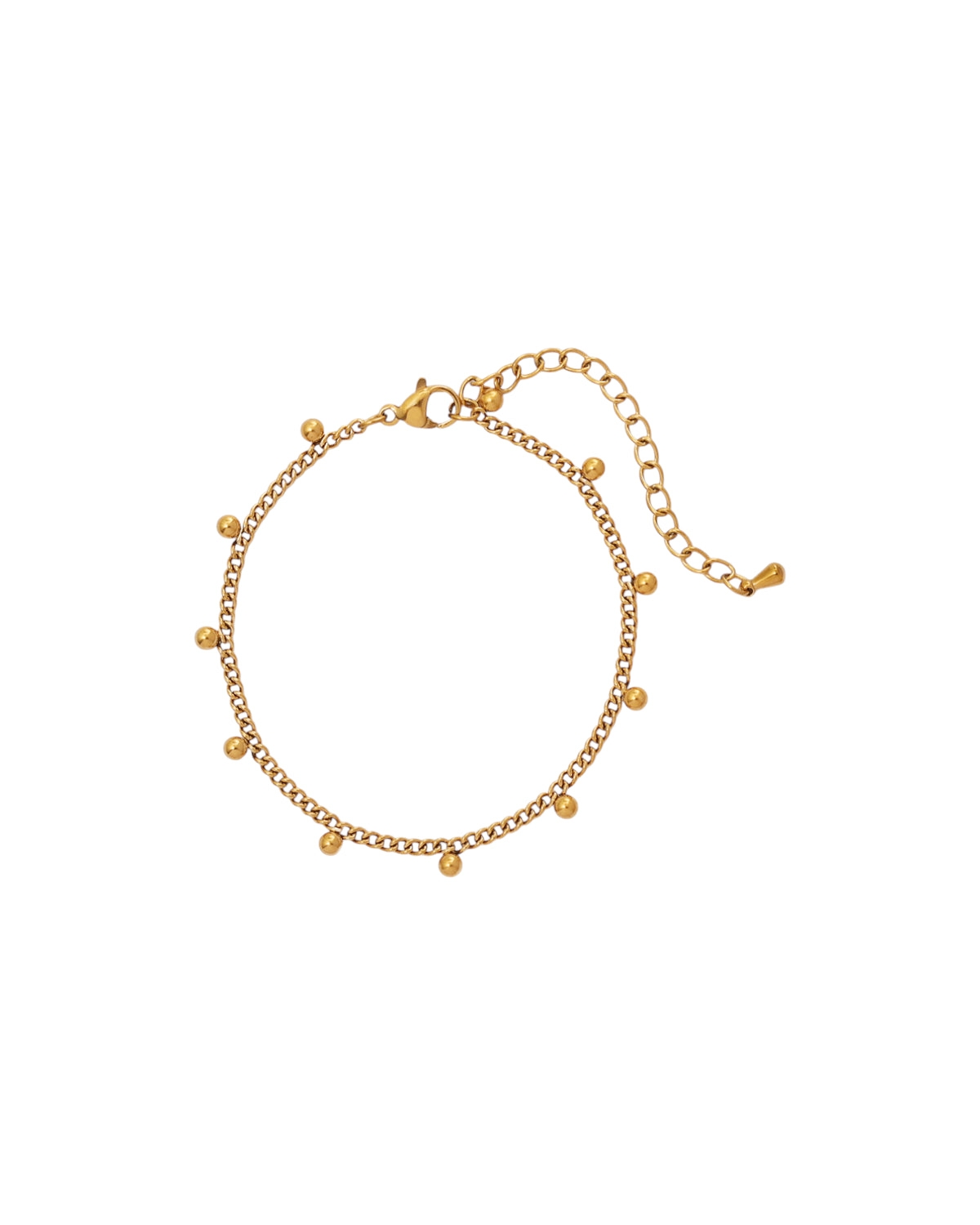 Pulsera Rocío Dorado en acero inoxidable con PVD oro 18K