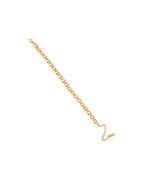 Pulsera Sendero Dorado en acero inoxidable con PVD oro 18K