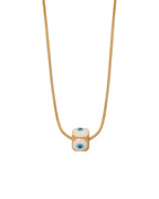 Collar Brisa Celeste en acero inoxidable con PVD oro 18K