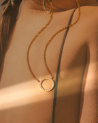Vista adicional de collar Aro de Luz de Xihe By Dm