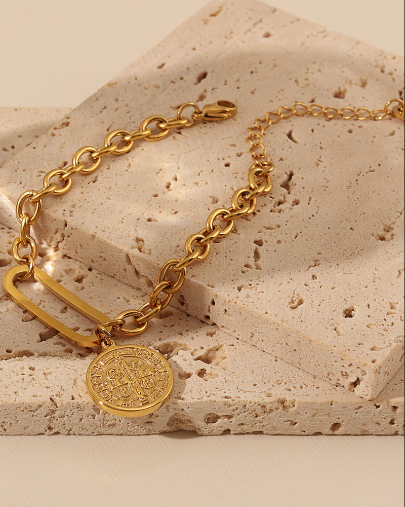 Vista adicional de pulsera Medallón del Alba de Xihe By Dm