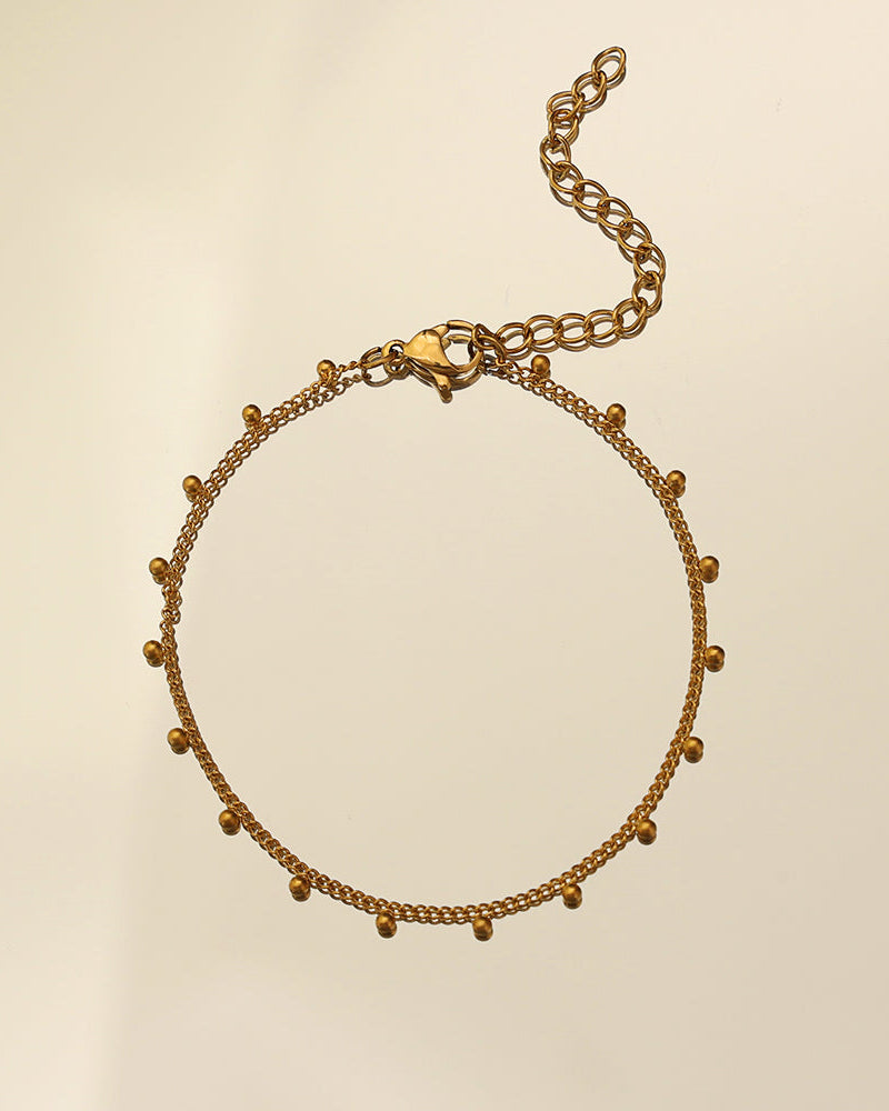 Vista adicional de pulsera Rocío Dorado de Xihe By Dm