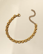 Vista adicional de pulsera Sendero Dorado de Xihe By Dm