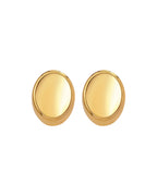 Aretes Reflejo Solar en acero inoxidable con PVD oro 18K