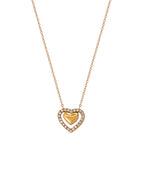 Collar Aurora Prisma en acero inoxidable con PVD oro 18K