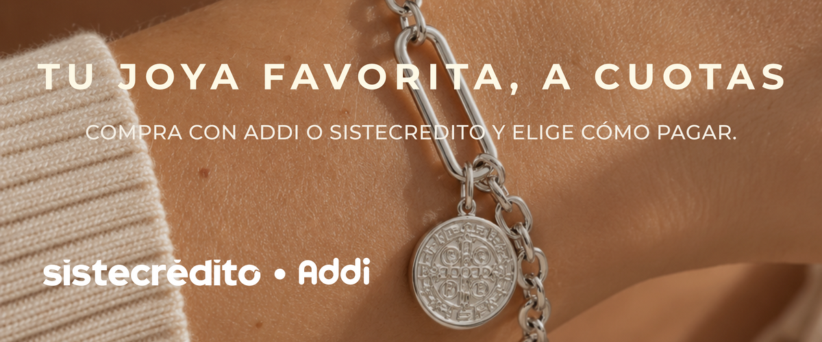Compra tus joyas favoritas de Xihe By Dm y paga a cuotas con Addi o Sistecrédito. Disfruta de opciones de financiación fáciles, rápidas y seguras, sujetas a aprobación.