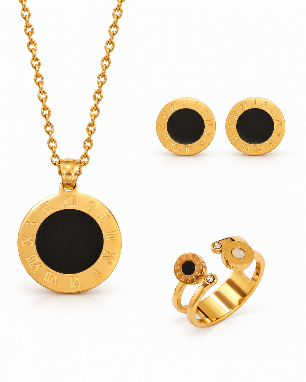 Set de joyería Trío Nocturno de Xihe By Dm