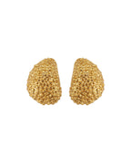 Aretes Lucero en acero inoxidable con PVD oro 18K